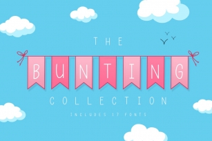 The Bunting Font Collection Font Download