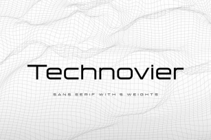 Technovier - Techno Sans Family Font Download