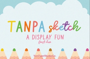 Tanpa Sketch Duo Font Font Download