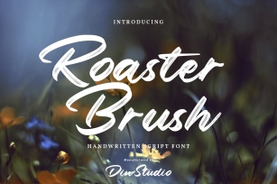 Roaster Brush-Elegant Handwritten Font Font Download