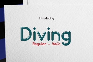 Diving Font Download