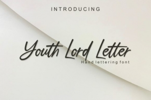 Youth Lord Letter Font Download