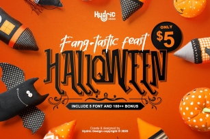 Fang-Tastic Feast Halloween Mini Bundles Font Download