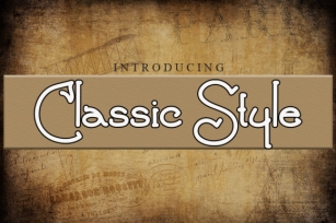 Classic Style Font Download