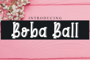 Boba Ball Font Download