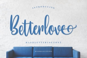 Betterlove | Handlettering Font Font Download