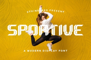 Sportive - Modern Display Font Font Download
