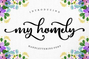 My Homelly | Handlettering Font Font Download