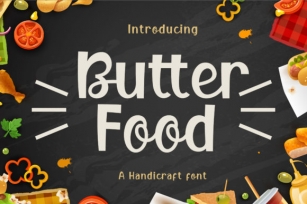 Butter Food Font Download