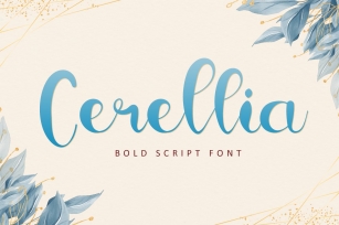 Cerellia - Bold Script Font Font Download