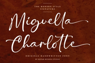 Miguella Charlotte - Beautiful Script Font Font Download