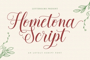 Hometona Script Font Download