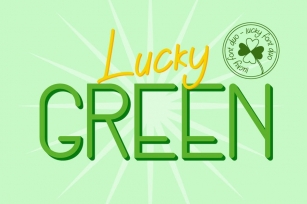 Lucky Green Font Duo Font Download