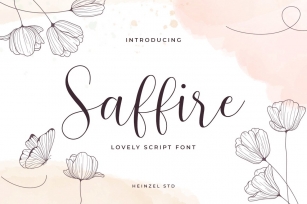 Saffire Lovely Script Font Download