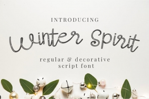 Winter Spirit - Script Font Font Download
