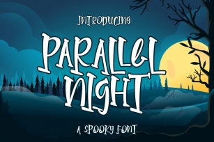 Parallel Night - Spooky Font Font Download