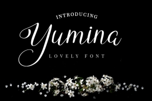 Yumina - Script Font Font Download