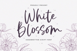 White Blossom Font Download