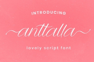 Anttalla - Script Font Font Download