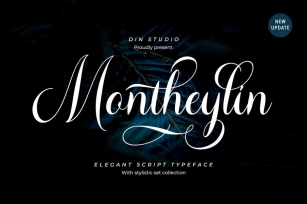 Montheylin-Calligraphy Font Font Download