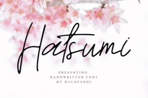 Hatsumi Font Download