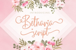 Betharia Script Font Download