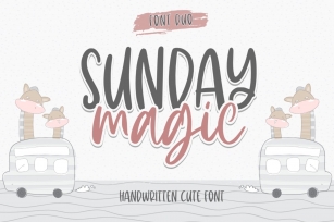 Sunday Magic - Font Duo Font Download