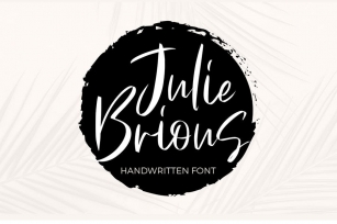 Julie Brious Font Download
