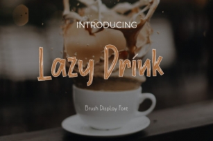 Lazy Drink Font Download