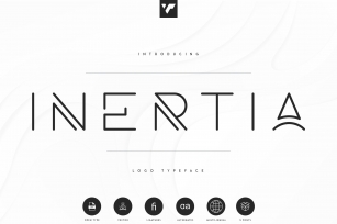 Inertia - Logo Typeface | 5 weights Font Download