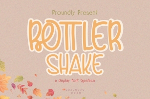 Bottler Shake Font Download