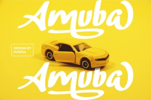 Amuba | Handwritten Display Font Font Download