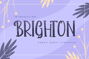 Brighton | Fancy Serif Typeface Font Download