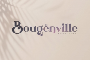 Bougenville Modern Vintage Serif Font Download