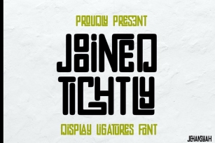 Joined tightly Font Download