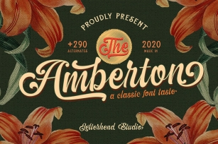 The Amberton - A Classic Script Font Download