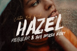 Hazel Brush & SVG Font Font Download