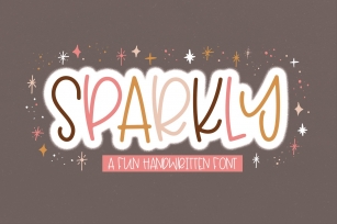 Sparkly - A Fun Handwritten Font Font Download