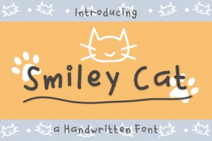 Smiley Cat Font Download
