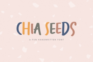 Chia Seeds Font Download