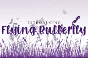 Flying Butterfly Font Download
