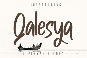 Qalesya a Playfull Display Font Download