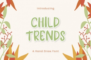 Child Tren - Display Font Font Download