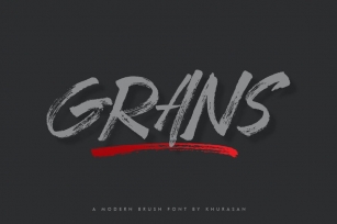 Grans Brush Font Font Download