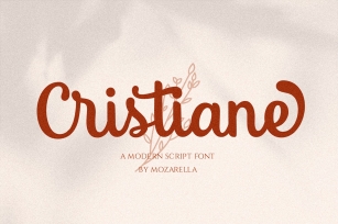 Cristiane - a Elegant Script Font Download