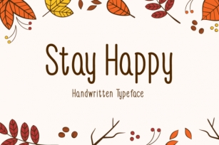 Stay Happy Font Download