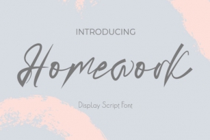 Homework Font Download