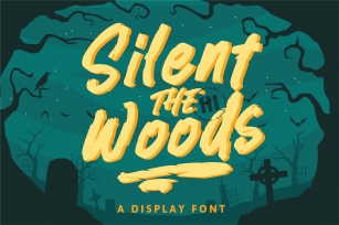 Silent Woods - A Display Font Font Download