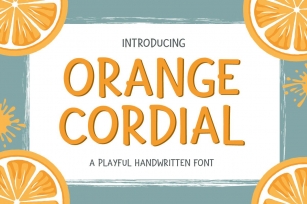 Orange Cordial Font Download