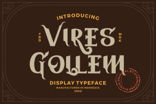 Vires Gollem - Display Font Font Download